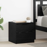 Cumpara ieftin Dulap de pat 2 pcs Stejar negru 40 x 39 x 40 cm Lemn compozit