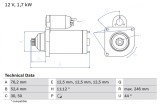 BOSCH 0 986 024 100 starter