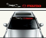 Sticker parasolar auto MAZDA (126 x 16cm), 4World