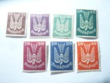 Serie mica Germania 1922 - Aviatie ,7 valori (din 9val)