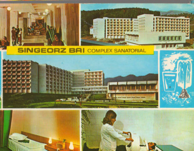 CPIB 15344 - CARTE POSTALA - SANGEORZ BAI. COMPLEX SANATORIAL AL U.G.S.R. foto