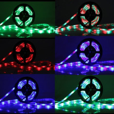 Banda LED Luminoasa 5m 270LED SMD Telecomanda 3528RGB CL2835 JU foto