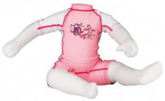 Junior Suit costum inot UV pink 92 foto