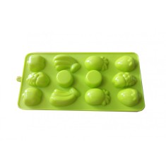 Forma din silicon pentru bomboane, gheata, model Legume, 24D
