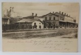 TURNU SEVERIN , GARA , CARTE POSTALA ILUSTRATA , CLASICA , 1901