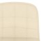 Scaune de bar, 2 buc., crem, material textil - 7