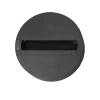Baza rotunda pentru spot LED T3, negru