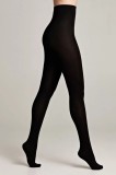 Ciorap Gros de Bumbac cu 3D Lycra Cotton 400 Den - Nero, 2-S Standard, Conte Elegant