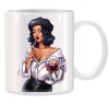 Cana Alba Personalizata Femeie, 330ml, Ceramica, Cadou Familie/Logodna, INOVATIX&reg;