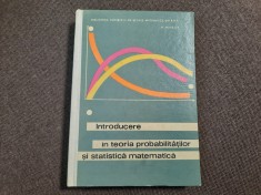 INTRODUCERE IN TEORIA PROBABILITATILOR SI STATISTICA MATEMATICA N MIHAILA