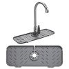 Covoras protectie chiuveta Koken, Protectie anti-stropire, Silicon, pliabil, suprafata anti-alunecare, 37 x 14 x 6,3 cm, Gri - Gri