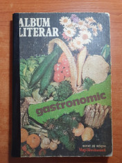 album literar gastronomic din anul 1983- carte de bucate foto
