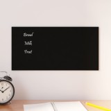 Cumpara ieftin Tablă magnetică de perete neagră 40x20 cm, sticlă securizată