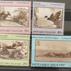 PC326 - PITCAIRN ISLANDS 1987 Arta/ Pictura locala, serie MNH, 4v