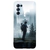 Husa compatibila cu Oppo A31 model The last of us Ellie, Silicon, TPU, Viceversa, Transparent, Carcasa