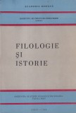 Filologie si Istorie. Omagiu Marii Uniri (1990) - Carte de Istorie, 416 pagini