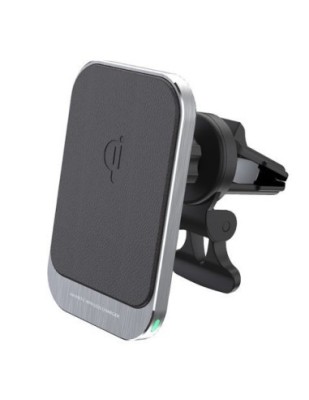 Suport auto magnetic MagSafe cu incarcare wireless 15W Qi Fast Charge QC3.0 - CWCPH-MG1 foto