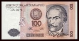 PERU █ bancnota █ 100 Intis █ 1987 █ P-133 █ UNC █ necirculata