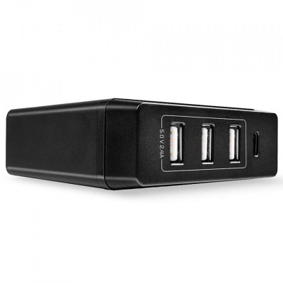 HUB Lindy 3xUSB-A &amp;amp; 1xUSB-C PD 72W foto