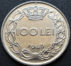 Moneda istorica 100 LEI - ROMANIA, anul 1943 * cod 2959 = oglinda