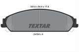 Set placute frana TEXTAR 2416401