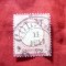 Timbru Germania - Deutsche Reich 1gr 1872 rosu , scut mic , stampilat