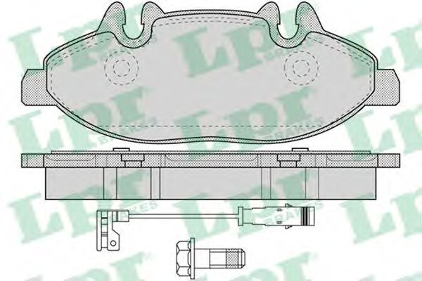 Set placute frana,frana disc MERCEDES VIANO (W639) (2003 - 2016) LPR 05P1228