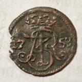Polonia 1 schilling 1753 WR Gdansc August lll Sas
