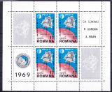 TSV$ - 1969 LP 715 A APOLLO 12, BLOC X 4 MNH/** LUX, Nestampilat