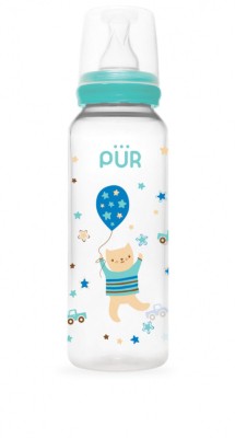 PUR 9013 &amp;ndash; BIBERON CU DESEN +3 LUNI, 250ML foto