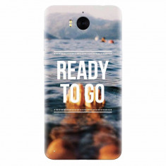 Husa silicon pentru Huawei Y6 2017, Ready To Go Swimming