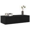 VidaXL Raft de perete cu sertare negru 60x26,5x15 cm lemn prelucrat 859969