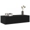 vidaXL Raft de perete cu sertare negru 60x26,5x15 cm lemn prelucrat 859969