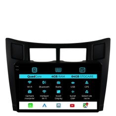 Navigatie Dedicata Toyota Yaris (2005-2011),QuadCore, 9Inch, 4Gb Ram, 64Gb Stocare, Carplay