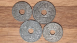 Franta - set de colectie WWII - 10 + 20 centimes toate variantele 1941 - zinc, Europa