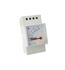 Ampermetru analog 100A montaj pe sina DIN