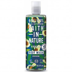 Gel de Dus Natural Nutritiv cu Avocado 400 mililitri Faith In Nature