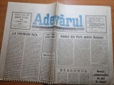 ziarul adevarul 30 iunie 1990-articolul &quot;ganduri din paris pt romania &quot;