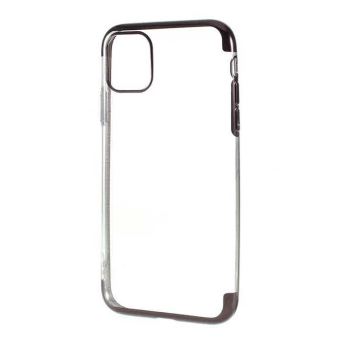 Husa Telefon Silicon iPhone 11 Pro Max 6.5 Black Electroplacat
