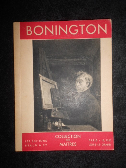 Maurice Gobin - R. P. Bonington 1802-1828. Album (1960, format 12 x 16 cm)