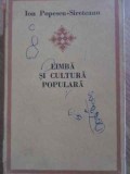 Limba si Cultura Populara - Ion Popescu-Sireteanu (1983) Editura Stiintifica, 320 pagini