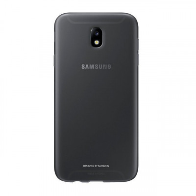Husa Samsung EF-AJ730TBEGWW silicon neagra pentru Samsung Galaxy J7 (2017) J730 foto