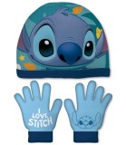 Șapcă pentru Copii 51/54 + Mănuși Stitch Boy