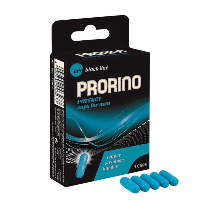 PRORINO Pastile pentru potenta barbati 5 capsule PRORINO Pastile pentru potenta barbati 5 capsule