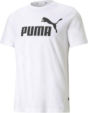 Tricou PUMA Ess Logo Tee, pentru barbati, alb, 4XL - OUTLET