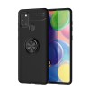 Husa TPU Lenuo Invisible Holder pentru Samsung Galaxy A21s, Neagra