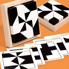 Joc puzzle cu blocuri de construc?ie foto