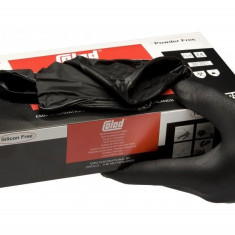 Manusi de protectie de nitril de unica folosinta, Marimea XL, negru pachet 60 buc Kft Auto