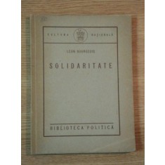SOLIDARITATE de LEON BOURGEOIS