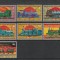Guinea Ecuatoriala 1972 - Calea Ferata Japoneza 100 de Ani 7v MNH